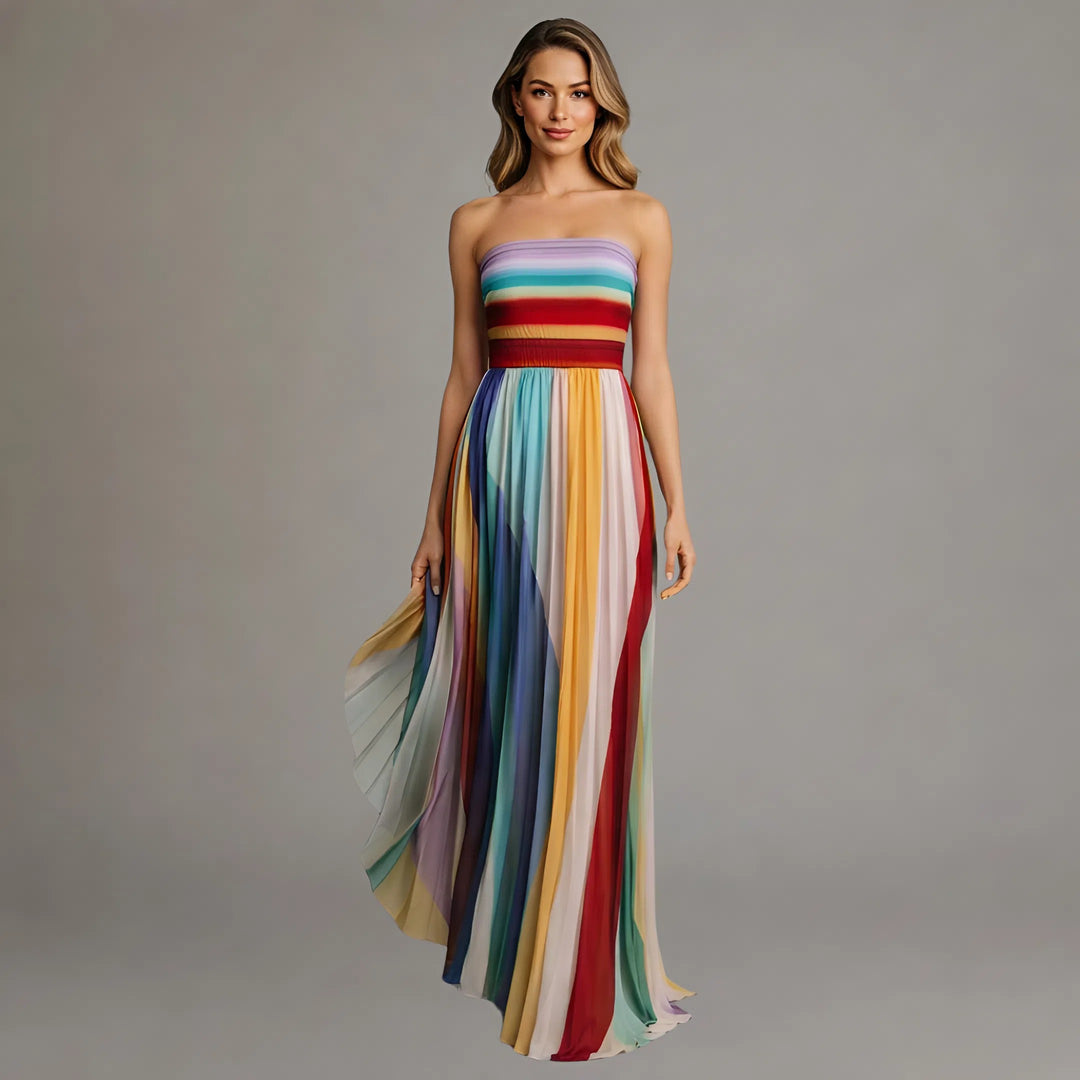La Scintilla | Abito Maxi Luce Colorata