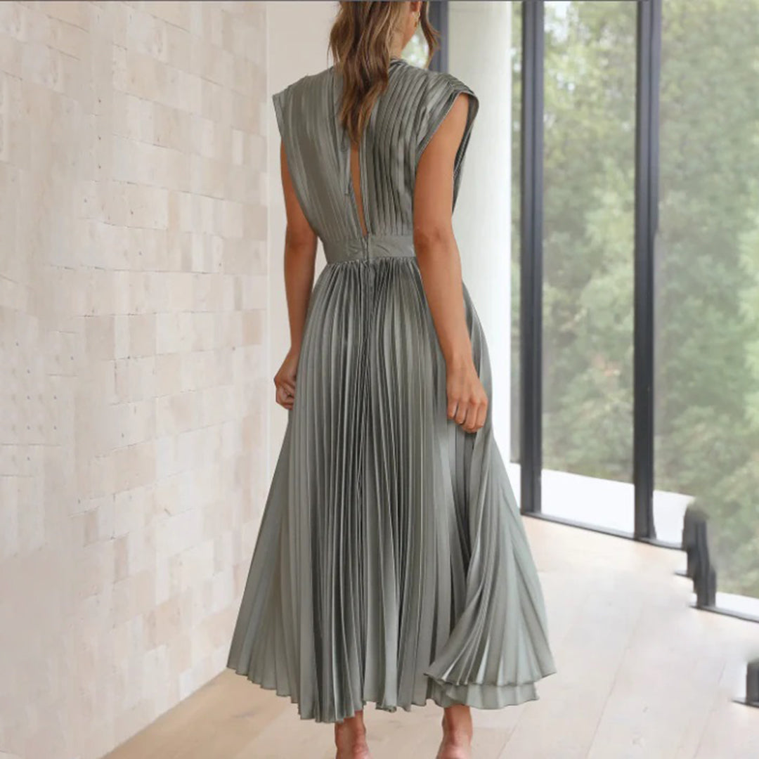 Marni™ | Vestito Midi Plissettato Senza Tempo