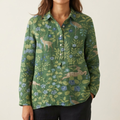 Isolde™ | Camicia in Lino Senza Tempo con Stampa