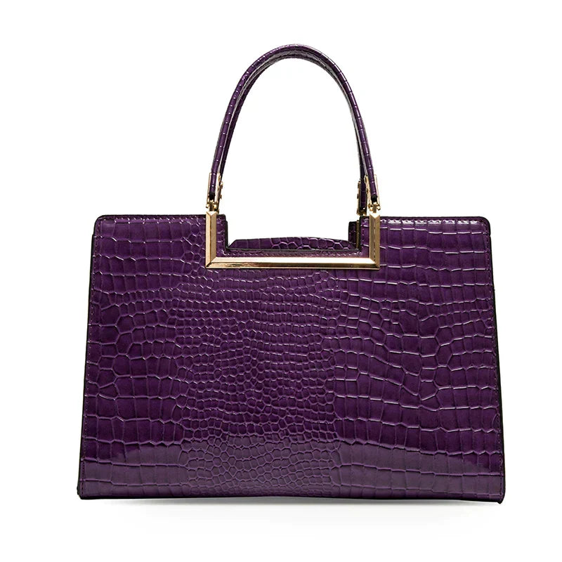 Set di Borsa e Portafoglio in Pelle