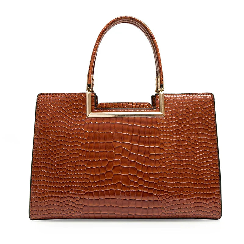 Set di Borsa e Portafoglio in Pelle