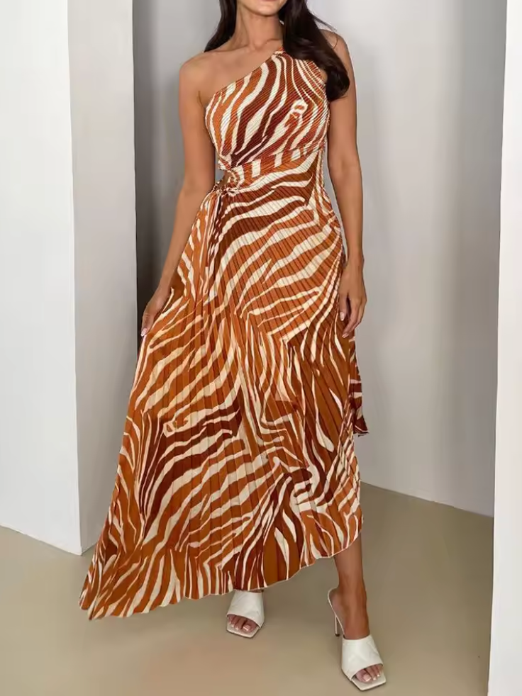 Adeline™ | Vestido de Noche Tropical Vibrante