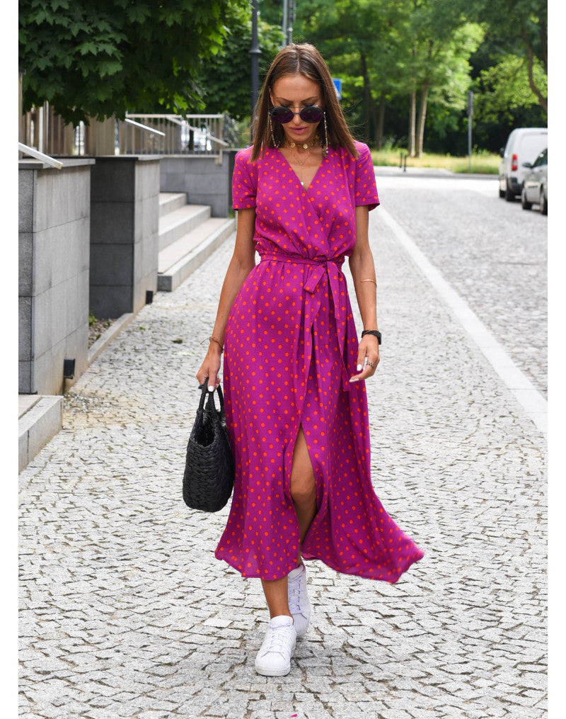 Talia™ | Vestito floreale elegante con scollo a V
