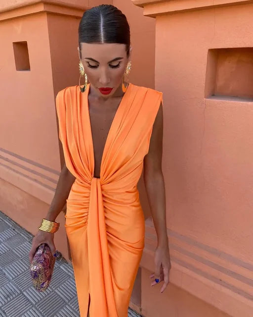 Sophia™ | Abito Plissettato Elegante