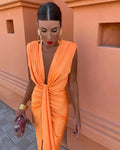 Sophia™ | Vestido Elegante con Pliegues