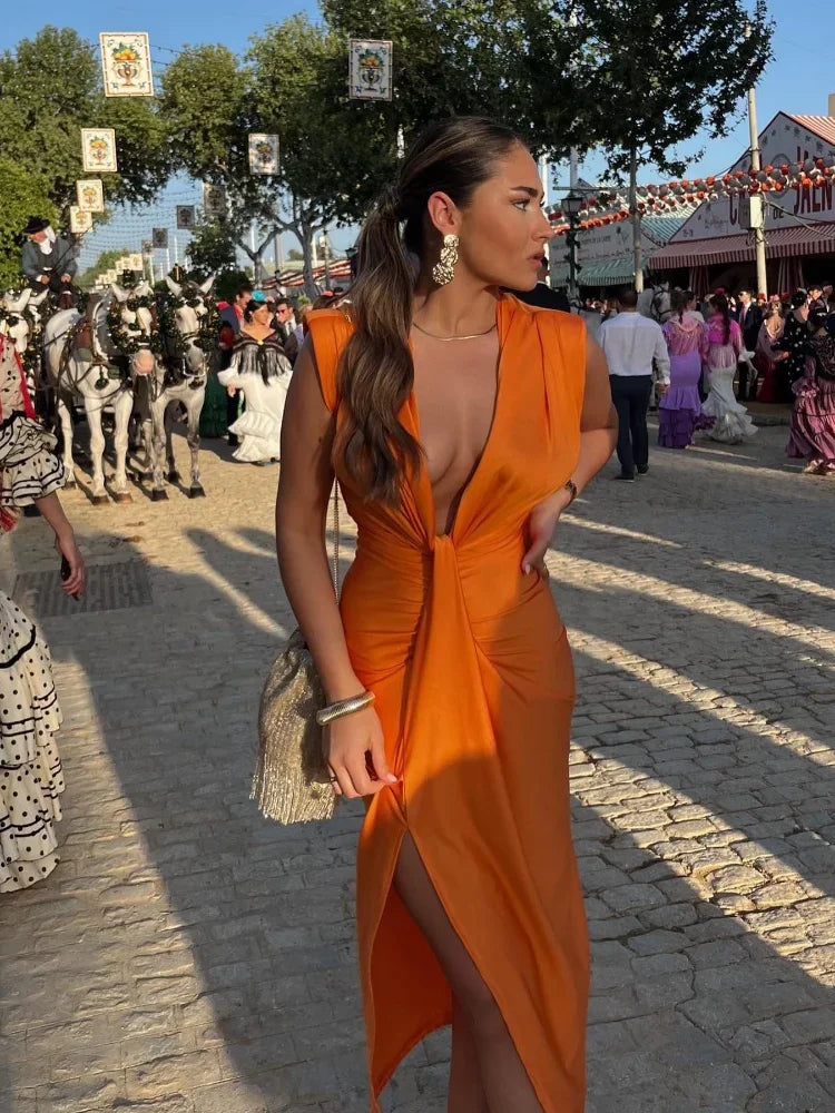 Sophia™ | Abito Plissettato Elegante