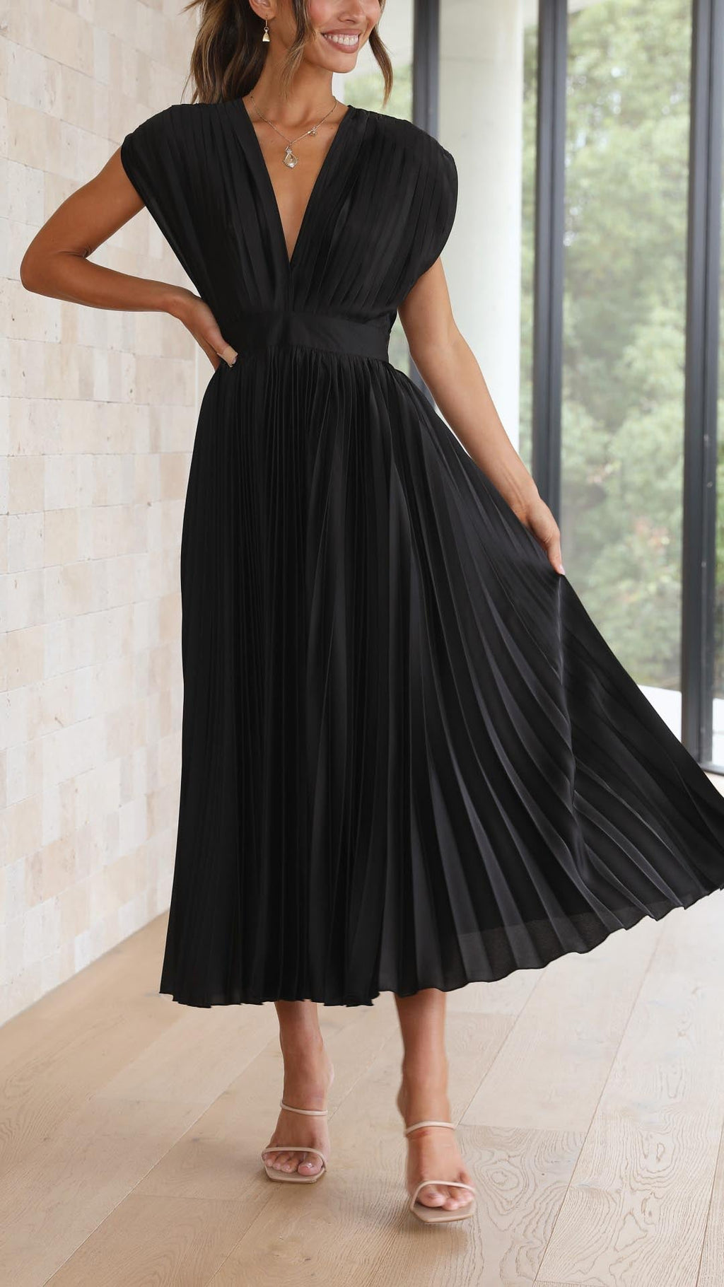 La Scintilla | Abito Elegante Plisettato