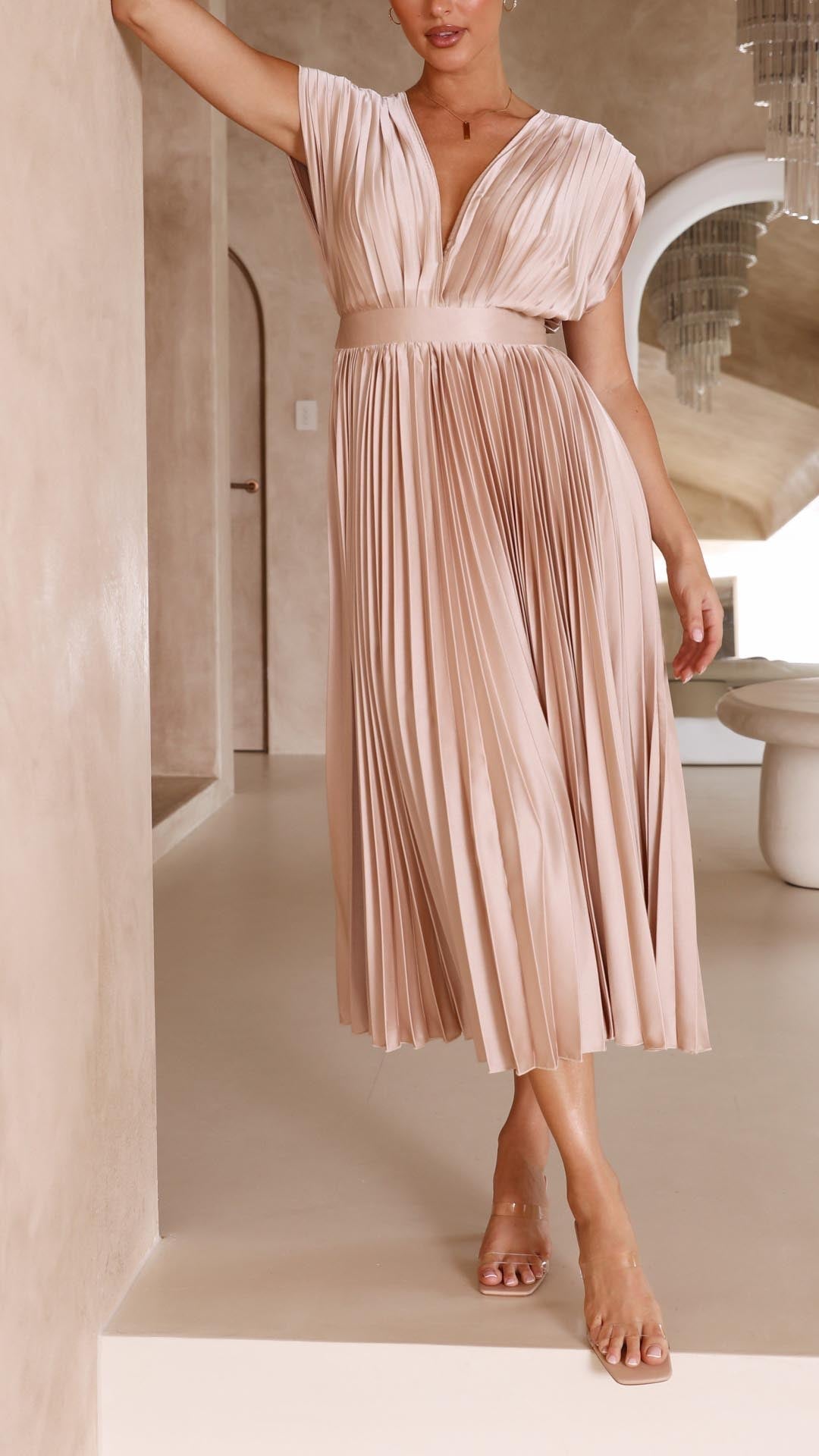 La Scintilla | Abito Elegante Plisettato