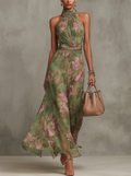 Elina | Vestido Largo Elegante Floral Élise