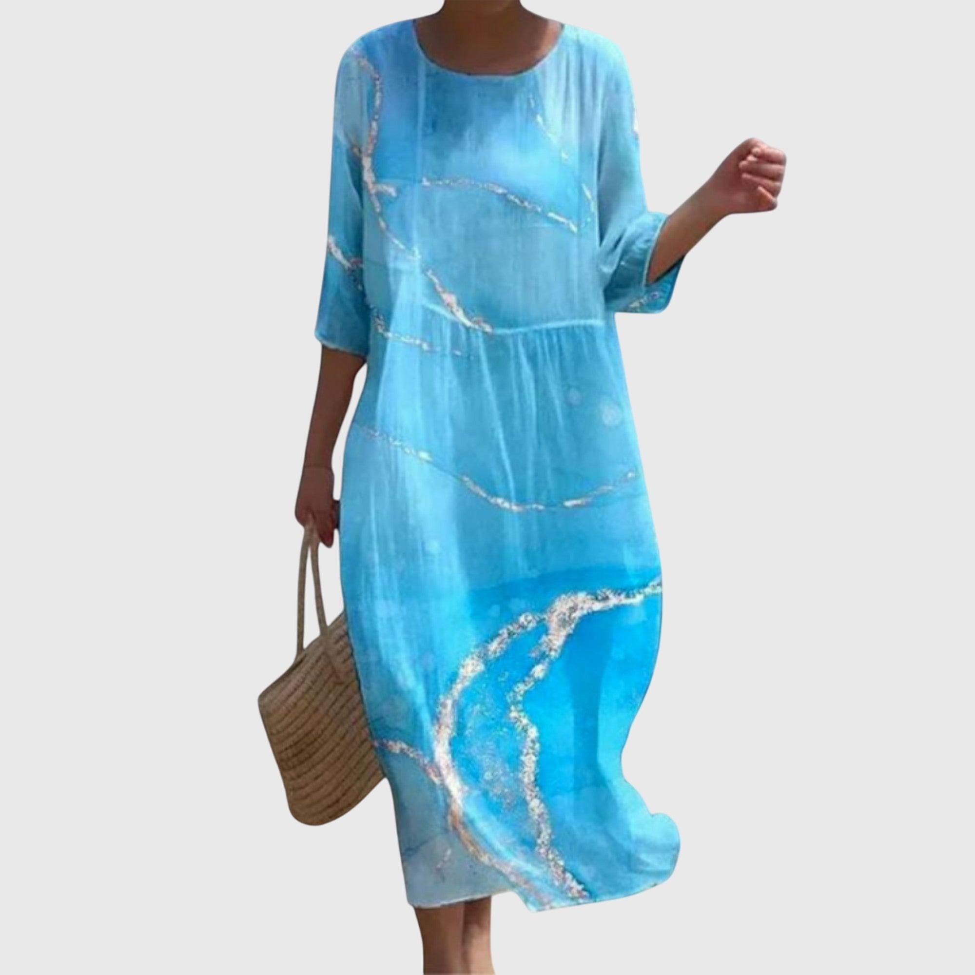 Elena™ | Vestido Maxi Floral Chic