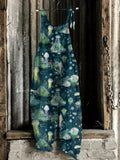 Tuta Casual Vintage Stampa Organismo Marino Oceano