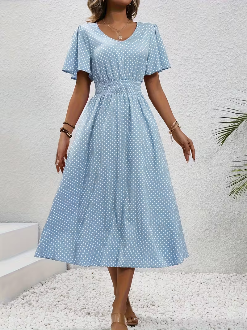La Scintilla | Abito Elegante Pois Élisa