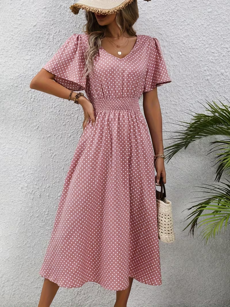 La Scintilla | Abito Elegante Pois Élisa