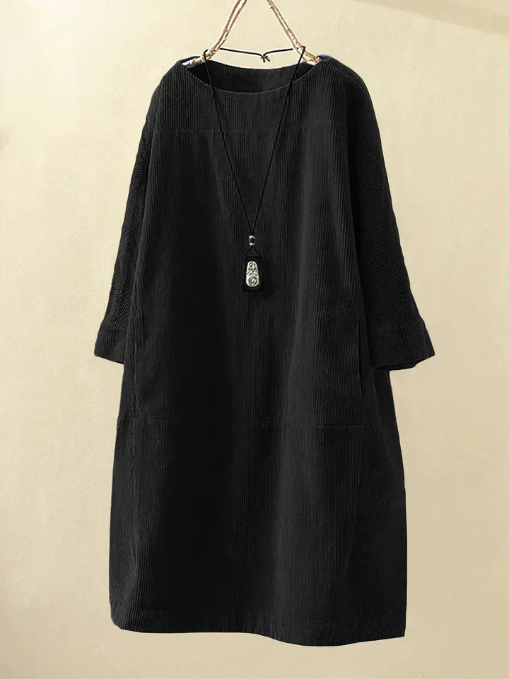 Tunika in corduroy vintage confortevole