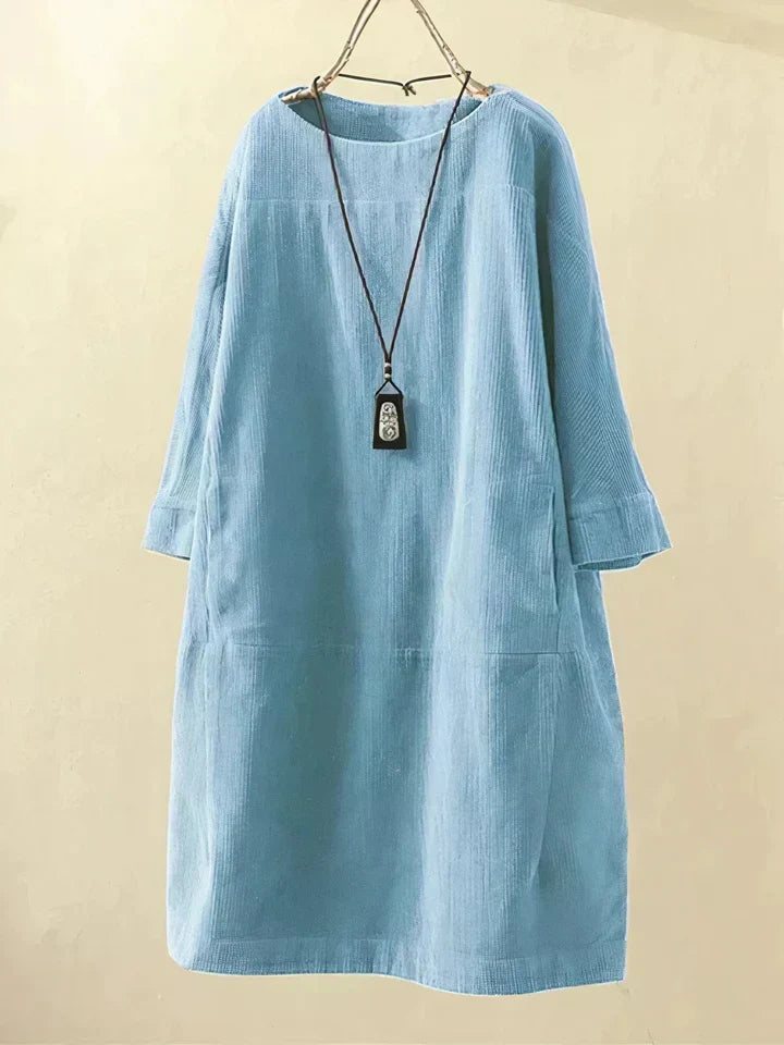 Tunika in corduroy vintage confortevole