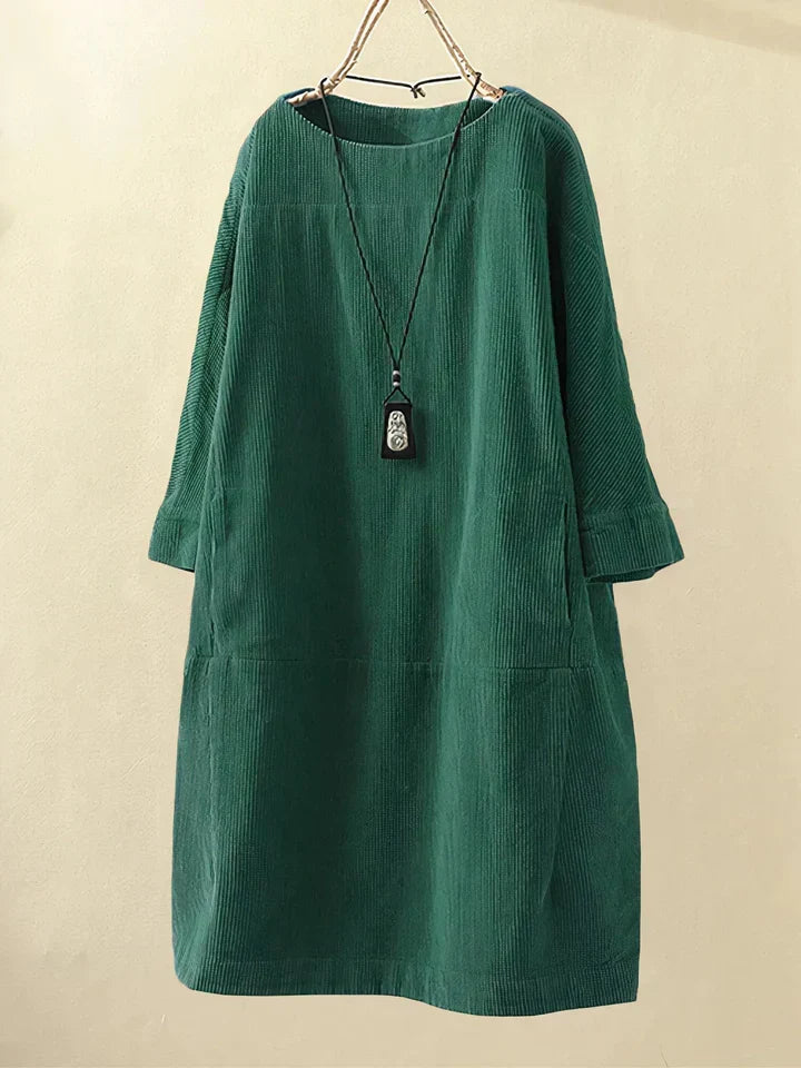 Tunika in corduroy vintage confortevole