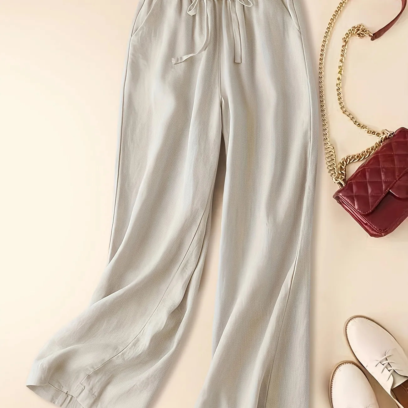 Tina - Pantaloni in Lino Relax