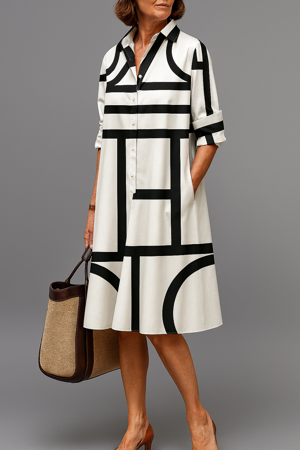 Ellie™ | Abito Midi Elegante