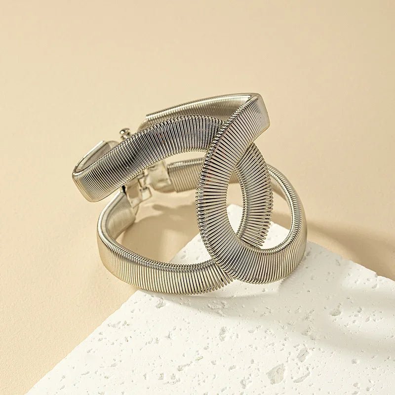 Bracciale a Cuffia Spirale Chunky