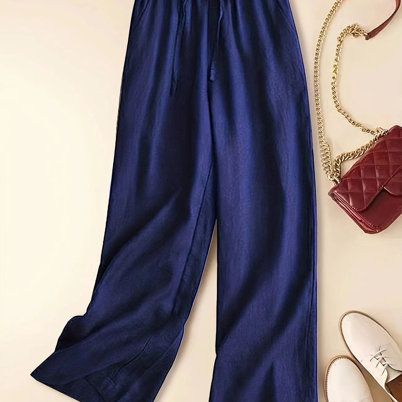 Tina - Pantaloni in Lino Relax