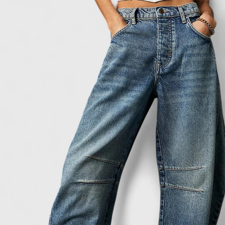 Pioggia | Pantaloni Comodi a Gamba Larga