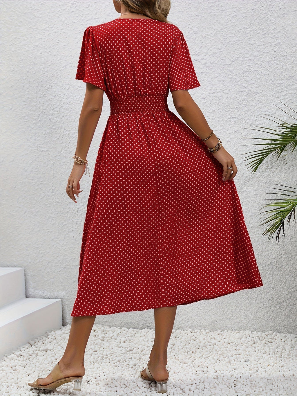 Elise | Vestido Elegante de Lunares Élisa