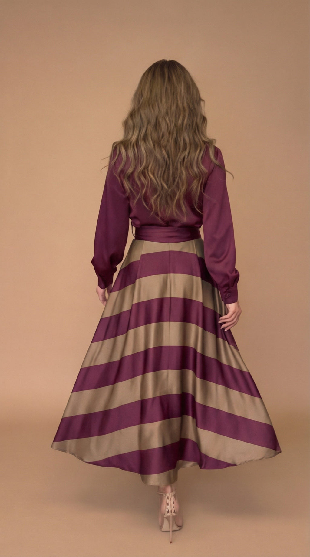 Mila™ | Abito Maxi a Righe