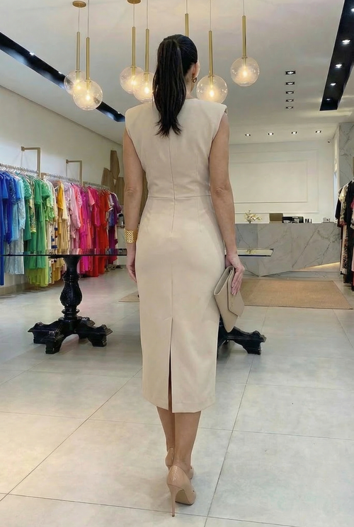 Bianca | Vestido moderno abierto