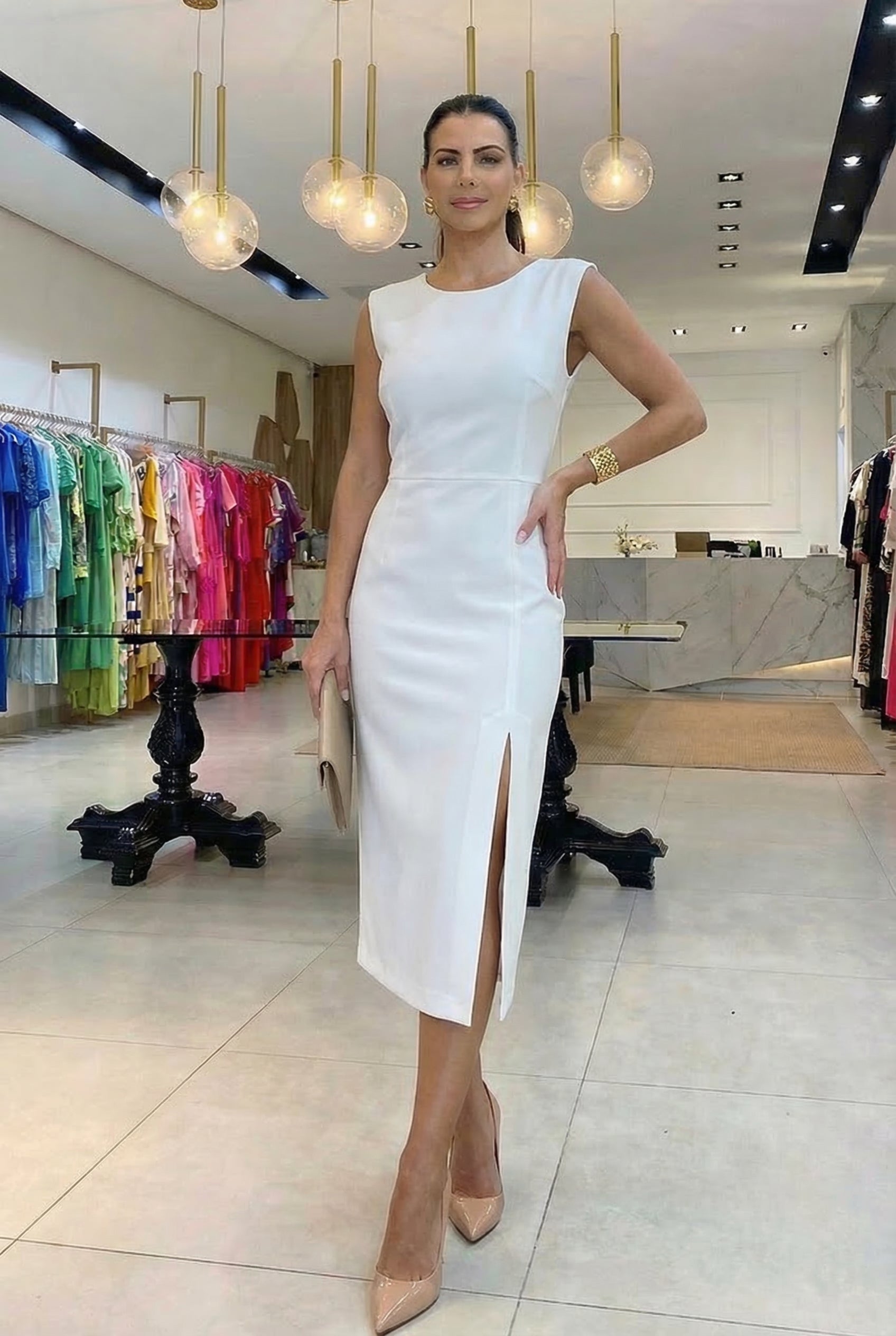 Bianca | Vestido moderno abierto