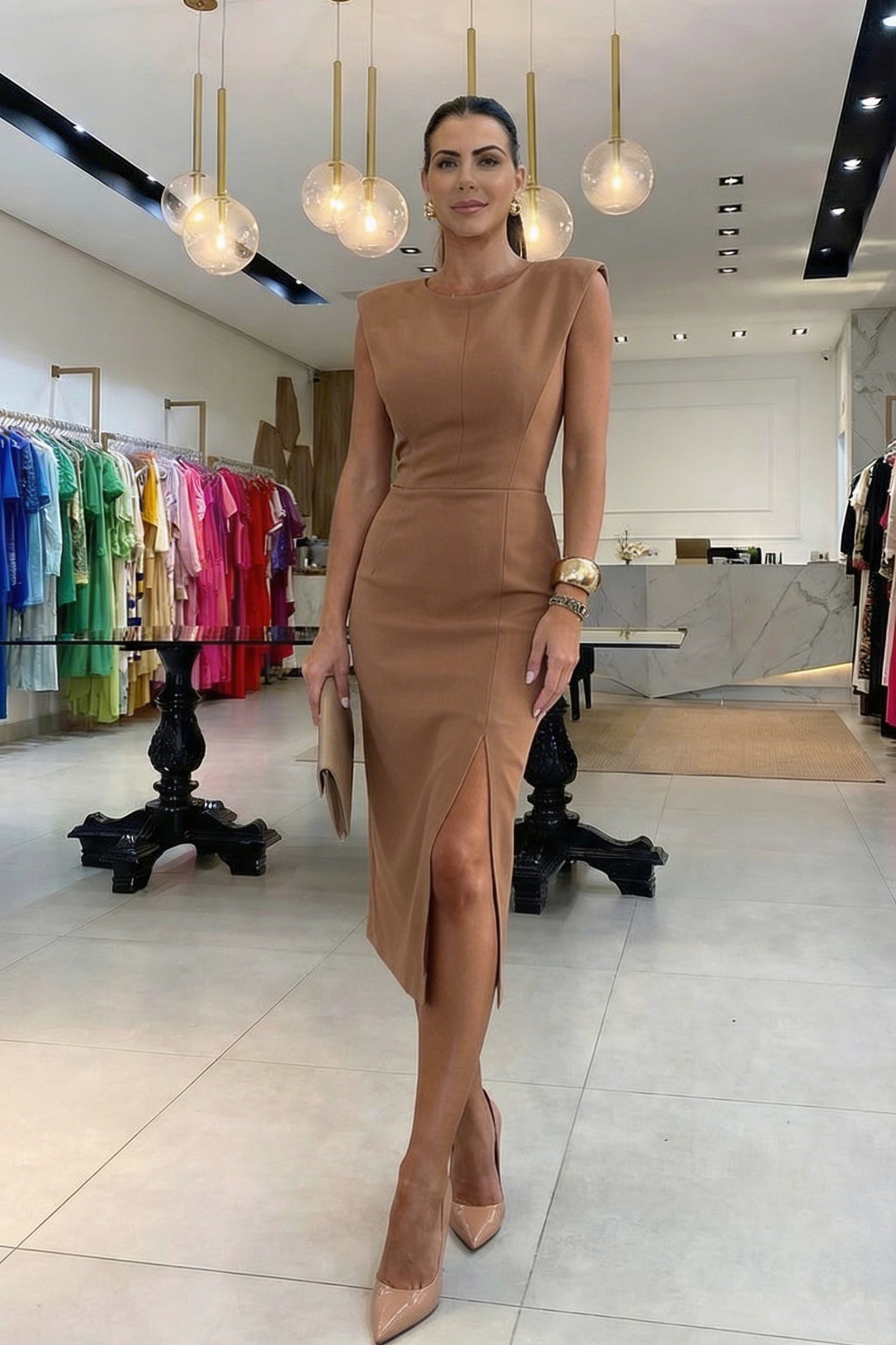 Bianca | Vestido moderno abierto