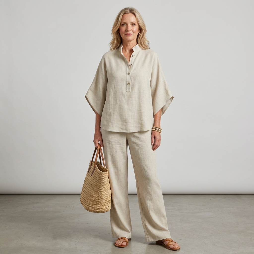 Elena | Set Casual in Cotone e Lino
