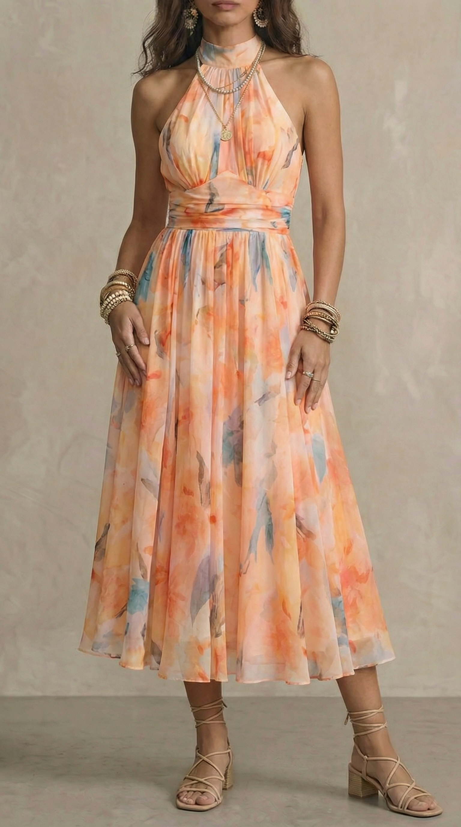 Aurora | Abito con Collo Halter