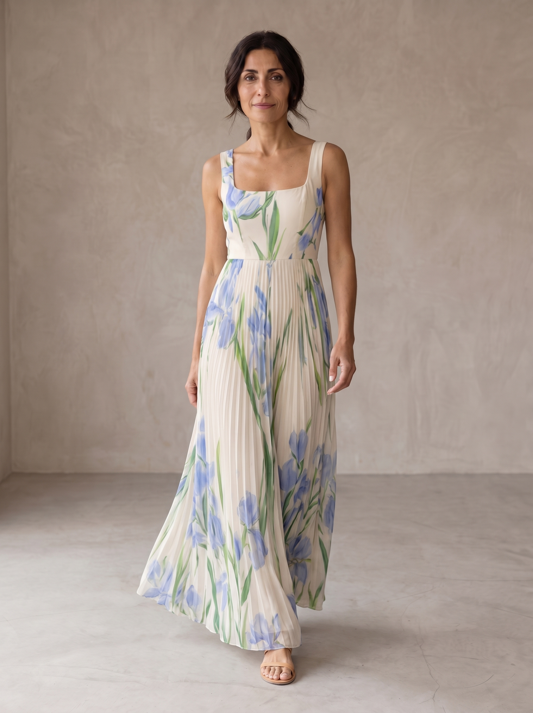 Oriah | Abito Maxi A-Line Floreale