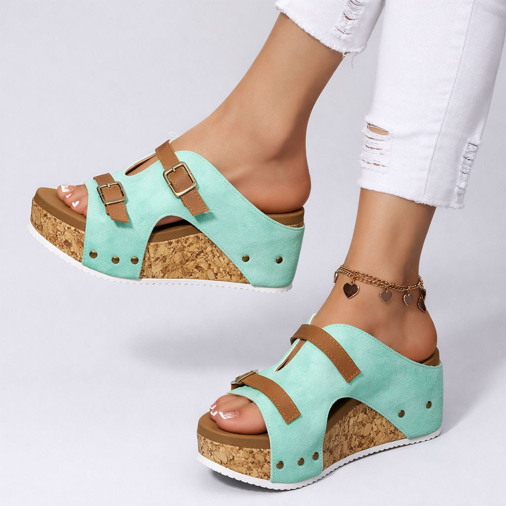 CALISSA™ | Sandalias de cuña