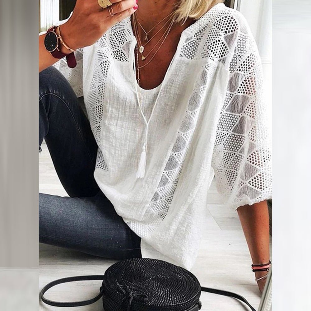 Harper | Blusa di Cotone Leggera