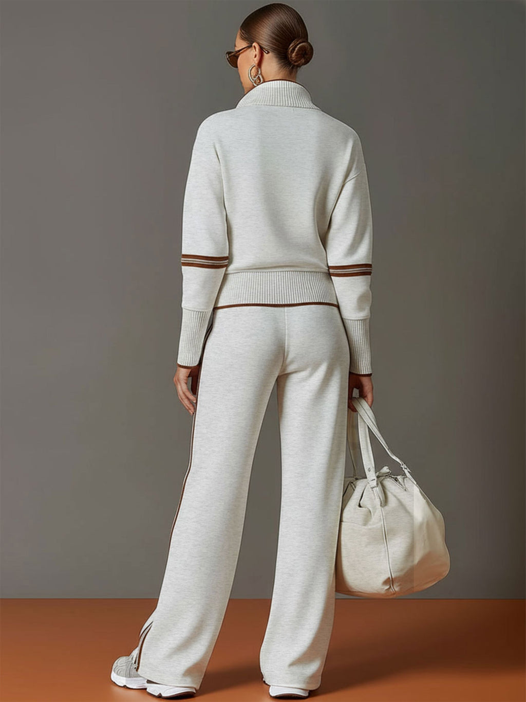 Marietta – blusa e pantaloni a gamba larga
