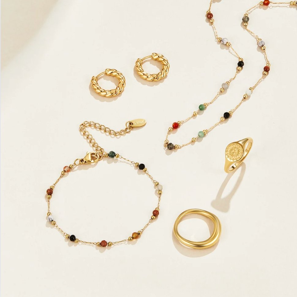 Collier Minimalista con Piedra