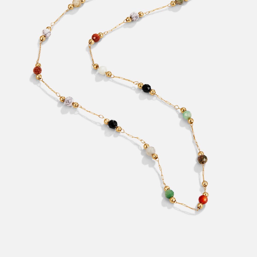 Collier Minimalista con Piedra