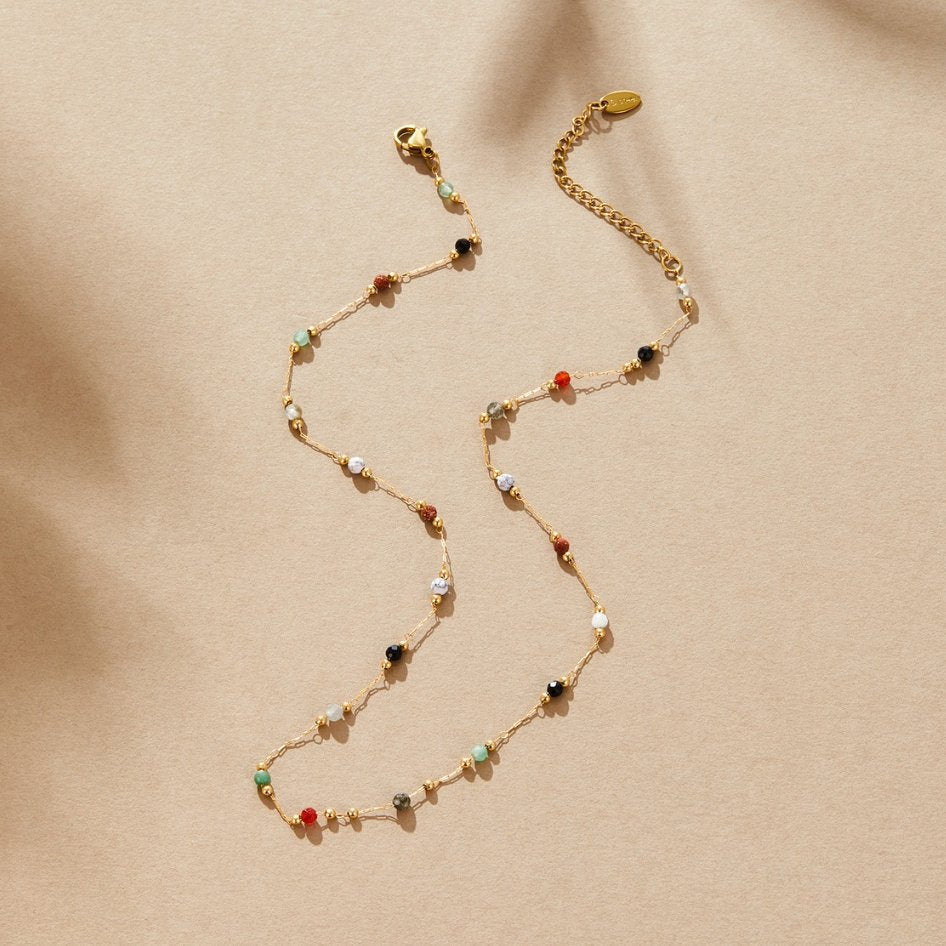 Collier Minimalista con Piedra