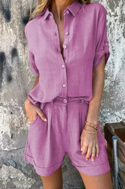 Linnea - completo in lino leggero