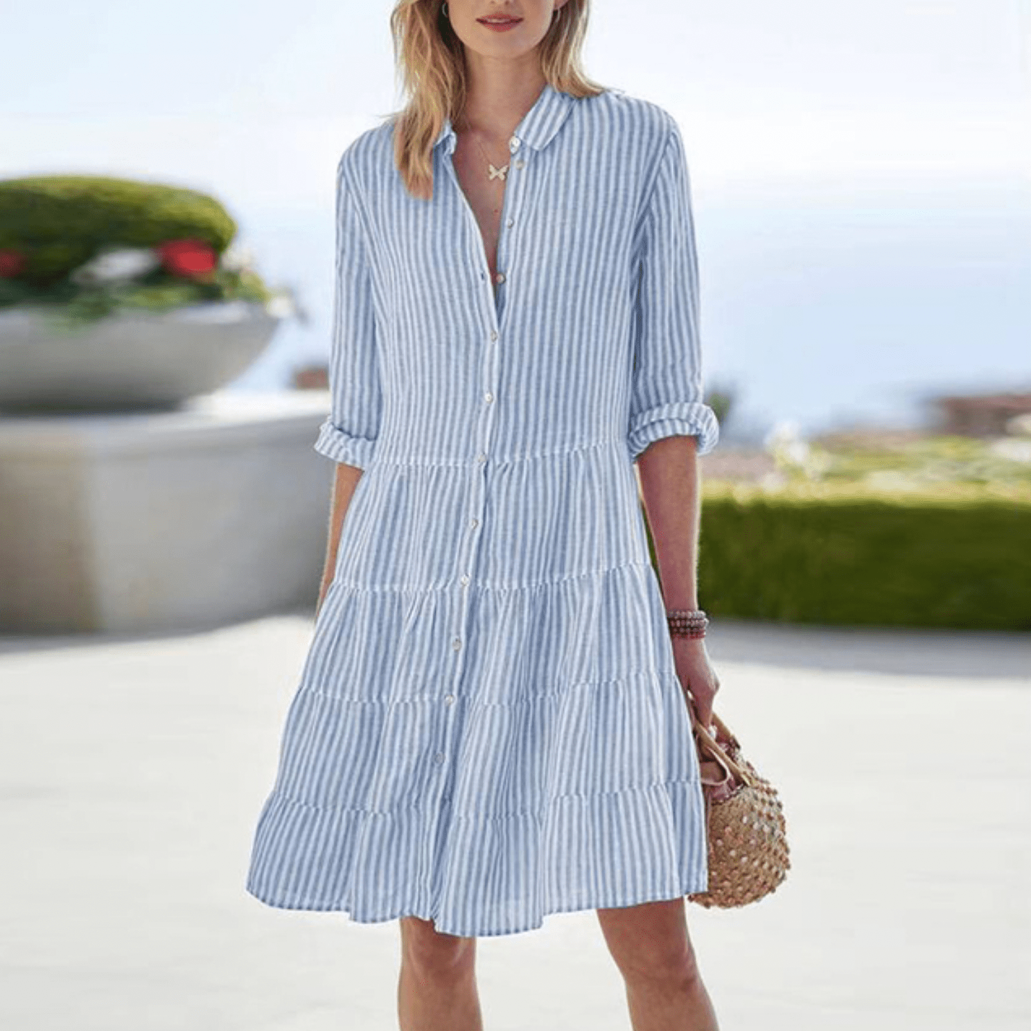 Lolita | Abito a Strisce Leggero