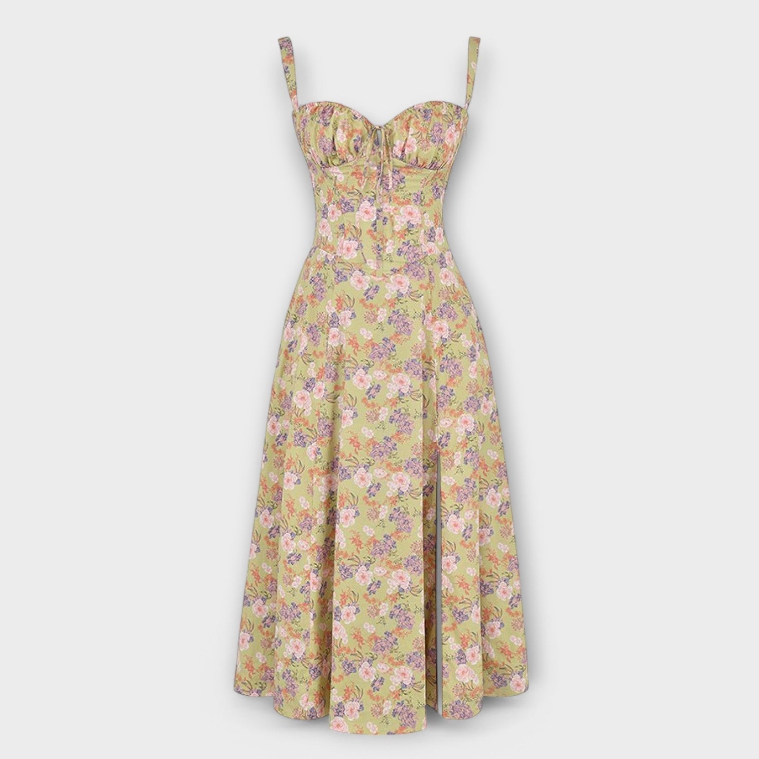 Mia™ | Vestido Midi con Corsé