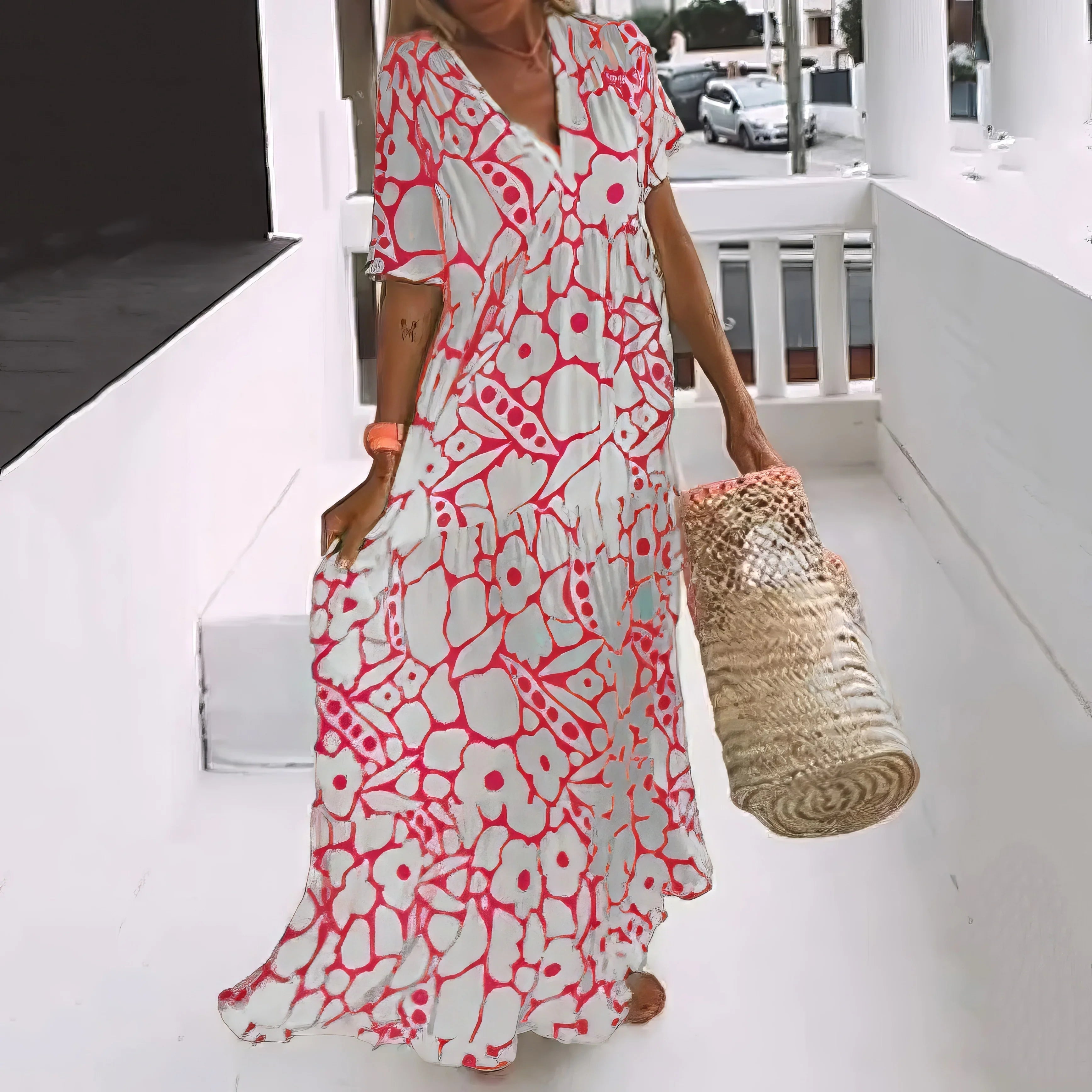 Evania | Vestido Maxi de Elegancia Natural
