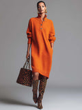 La Scintilla | ABITO PULL CON COLLO BUTTONATO